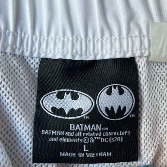 Batman Hawaii Tropical Theme Swim Trunk Men’s Size Large Pink - Picture 5 of 11